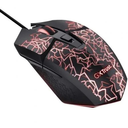 Trust GXT 113 Felox Ratón Gaming Negro RGB